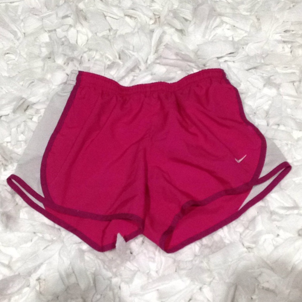 Pink nike shorts